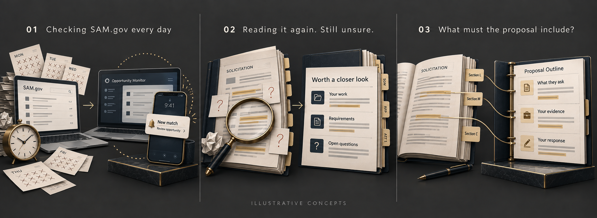 Illustrative opportunity review